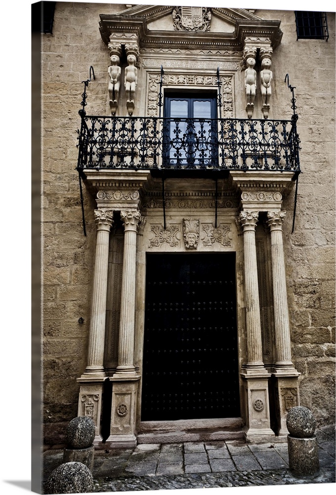 Elaborate doorway, Ronda, Andalucia, Spain
