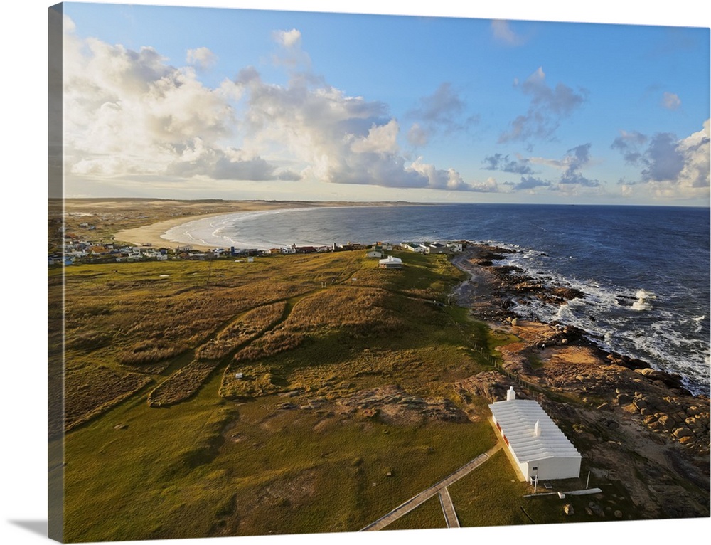 Elevated view of the Cabo Polonio, Rocha Department, Uruguay, South America