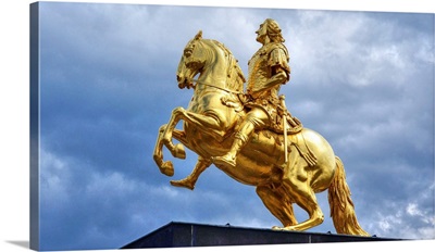 Equestrian statue of Augustus II the Strong, Dresden, Saxony, Germany
