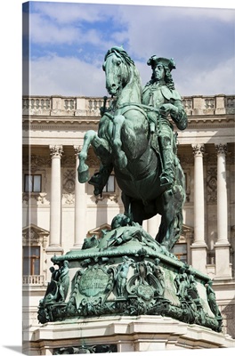 Equestrian statue of Prince Eugene of Savoy, Hofburg palace, Vienna, Austria