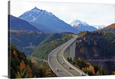 Europabrucke, Brenner Highway, Tyrol, Austria