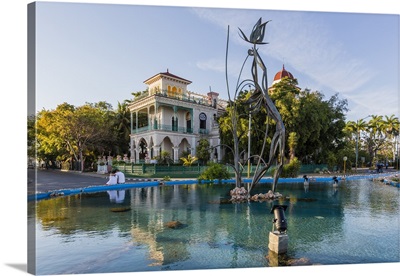 Exterior view of Palacio de Valle, Punta Gorda, Cienfuegos, Cuba, West Indies, Caribbean