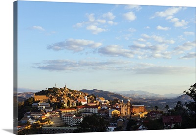 Fianarantsoa Haute Ville in the afternoon, central area, Madagascar