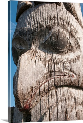 First Nation totem pole, British Columbia, Canada