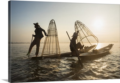 Fishermen, Inle Lake, Shan State, Myanmar