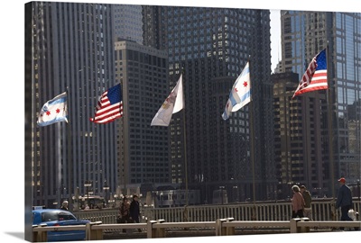 Flags, Chicago, Illinois