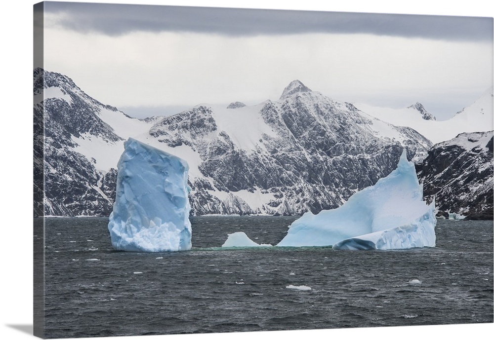Floating iceberg, Elephant Island, South Shetland Islands, Antarctica, Polar Regions