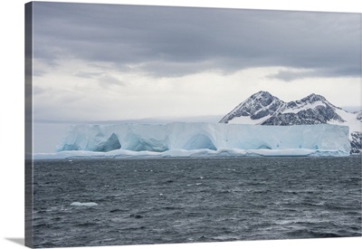 Floating iceberg on Elephant Island, South Shetland Islands, Antarctica