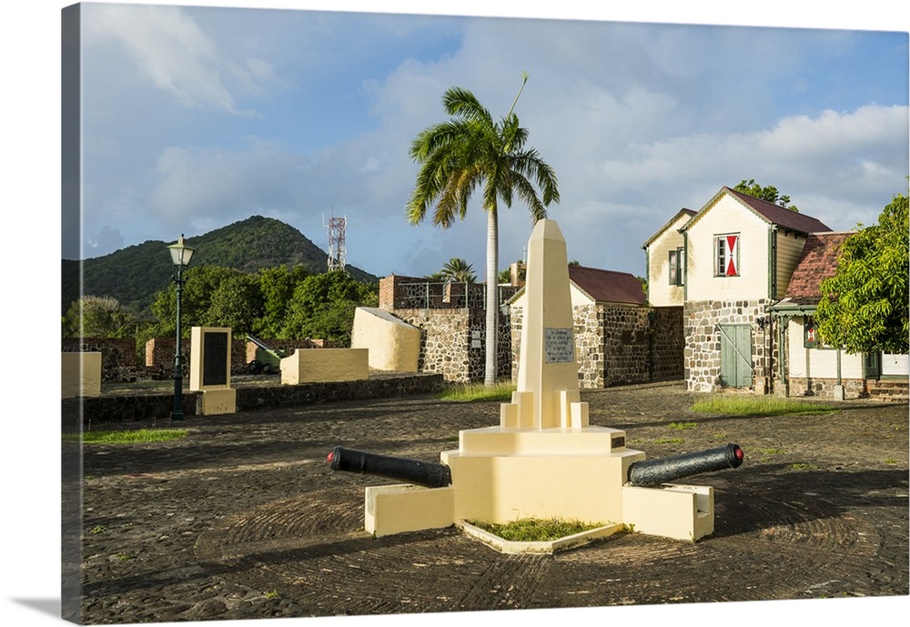 Fort Oranje, Oranjestad, capital of St. Eustatius, Statia, Netherland Antilles, West Indies, Caribbean