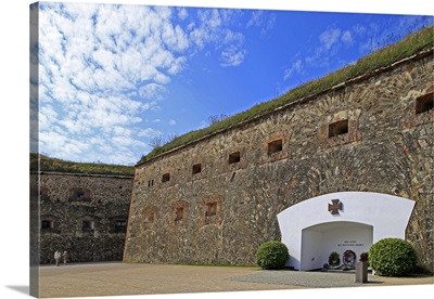 Fortress Ehrenbreitstein, Rhine River, Koblenz, Rhineland-Palatinate, Germany
