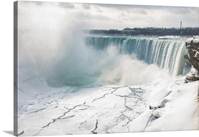 Frozen Niagara Falls, Ontario, Canada