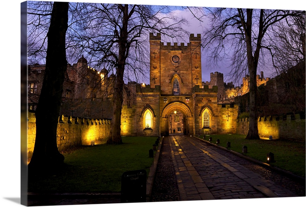 Gatehouse, Durham Castle, University College, Durham, England, UK
