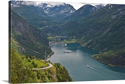 Geiranger Fjord, Norway, Scandinavia, Europe