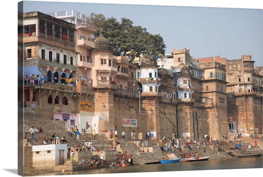 Ghats, Varanasi, Uttar Pradesh, India, Asia