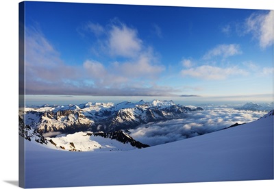 Glacier du Trient, border of Switzerland and France, Alps