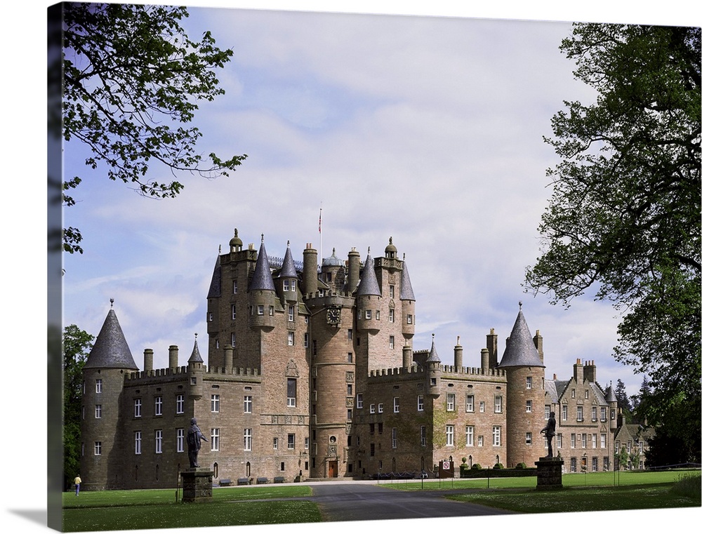 Glamis Castle, Highland region, Scotland, United Kingdom, Europe