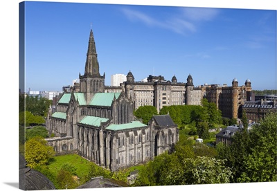 Glasgow Cathedral and Royal Infirmary, Glasgow, Scotland
