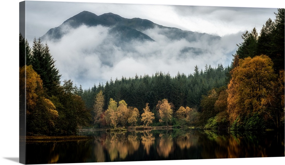 Glencoe Lochan in autumn, Highlands, Scotland, United Kingdom, Europe