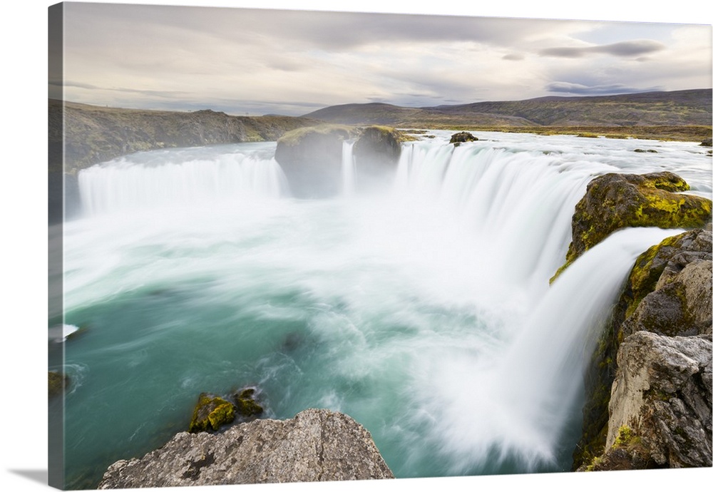 Godafoss Waterfall, Iceland, Polar Regions