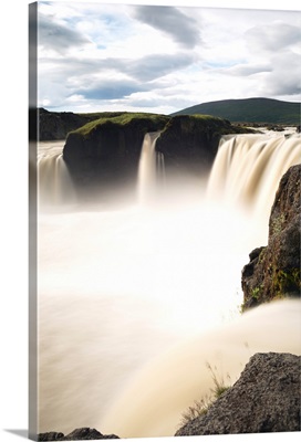 Godafoss waterfall, Northern Region, Iceland, Polar Regions