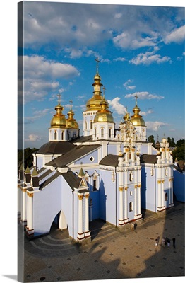 Golden domes of St. Michael Monastery, Kiev, Ukraine