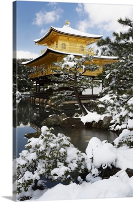 Golden Pavilion, in winter, Kyoto, Japan