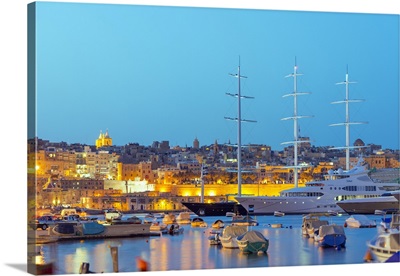 Grand Harbour Marina, Vittoriosa (Birgu), The Three Cities, Malta, Mediterranean