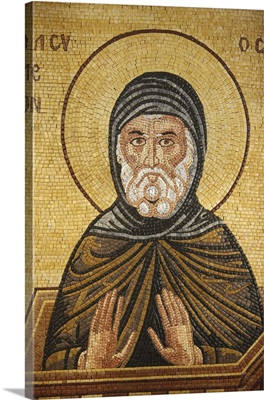 Greek Orthodox Icon Depicting St. Simeon, St. George's Orthodox Church, Jordan