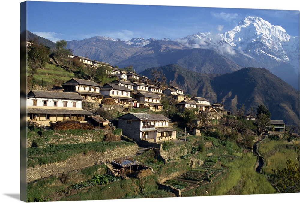 Gurung village, Ghandrung, Himalayas, Nepal