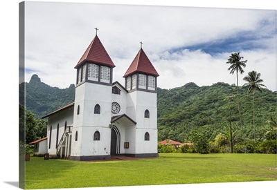 Haapiti Catholic Church, Moorea, Society Islands, French Polynesia