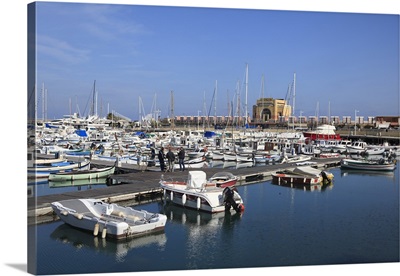Harbor, Marina, Porto Maurizio, Imperia, Liguria, Italian Riviera, Italy