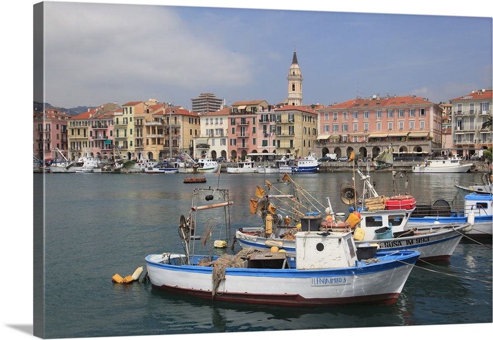 Harbor, Oneglia, Imperia, Liguria, Italian Riviera, Italy, Europe