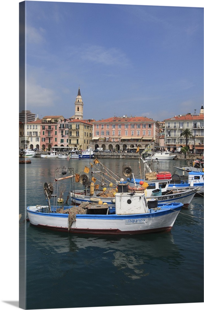 Harbor, Oneglia, Imperia, Liguria, Italian Riviera, Italy, Europe