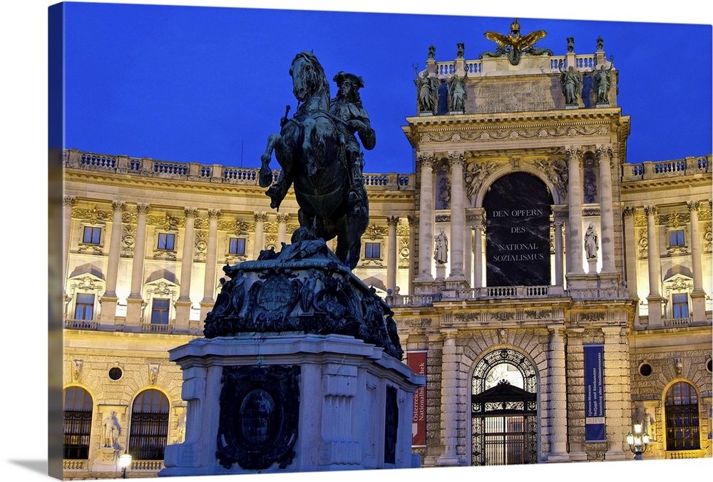 Heldenplatz and Hofburg, UNESCO World Heritage Site, Vienna, Austria, Europe