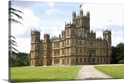 Highclere Castle, home of the Earl of Carnarvon, England