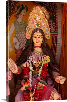 Hindu Goddess, Goverdan, Uttar Pradesh, India, Asia