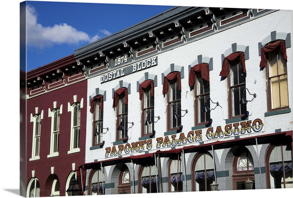 Historic downtown Central City, Rocky Mountains, Colorado