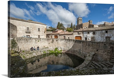 Historick cistern in Trujillo, Caceres, Extremadura, Spain