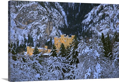 Hohenschwangau Castle near Schwangau, Allgau, Bavaria, Germany
