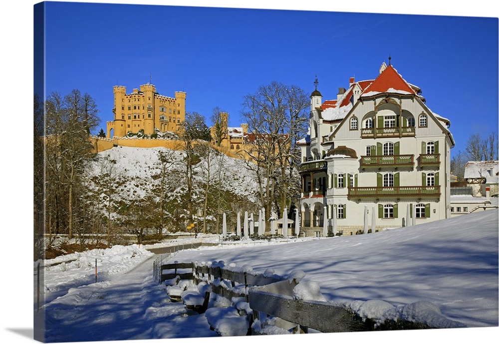 Hohenschwangau Castle near Schwangau, Allgau, Bavaria, Germany