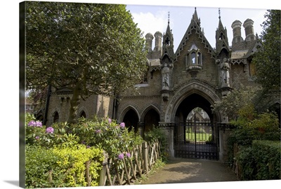 Holly Village, Gothic style buildings,  Highgate, London, England