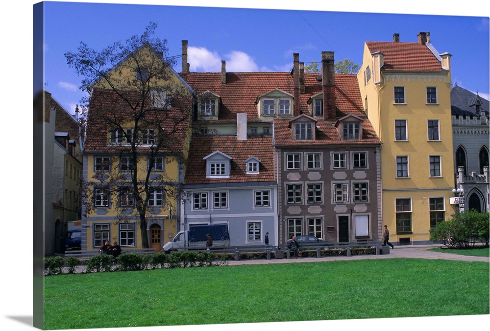 Houses in the Old City, Riga, Latvia, Baltic States