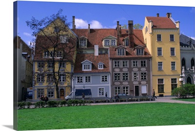 Houses in the Old City, Riga, Latvia, Baltic States