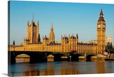 Houses of Parliament and Big Ben, Westminster, London, England