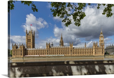 Houses Of Parliament With Big Ben, London, England