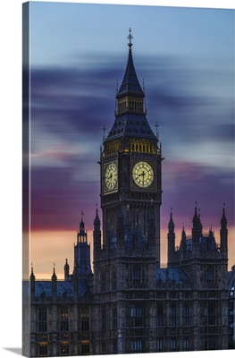 Houses Of Parliament With Big Ben, London, England