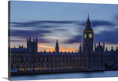 Houses Of Parliament With Big Ben, London, England
