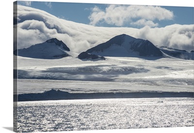 Huge glaciers on Tabarin Peninsula, Antarctica