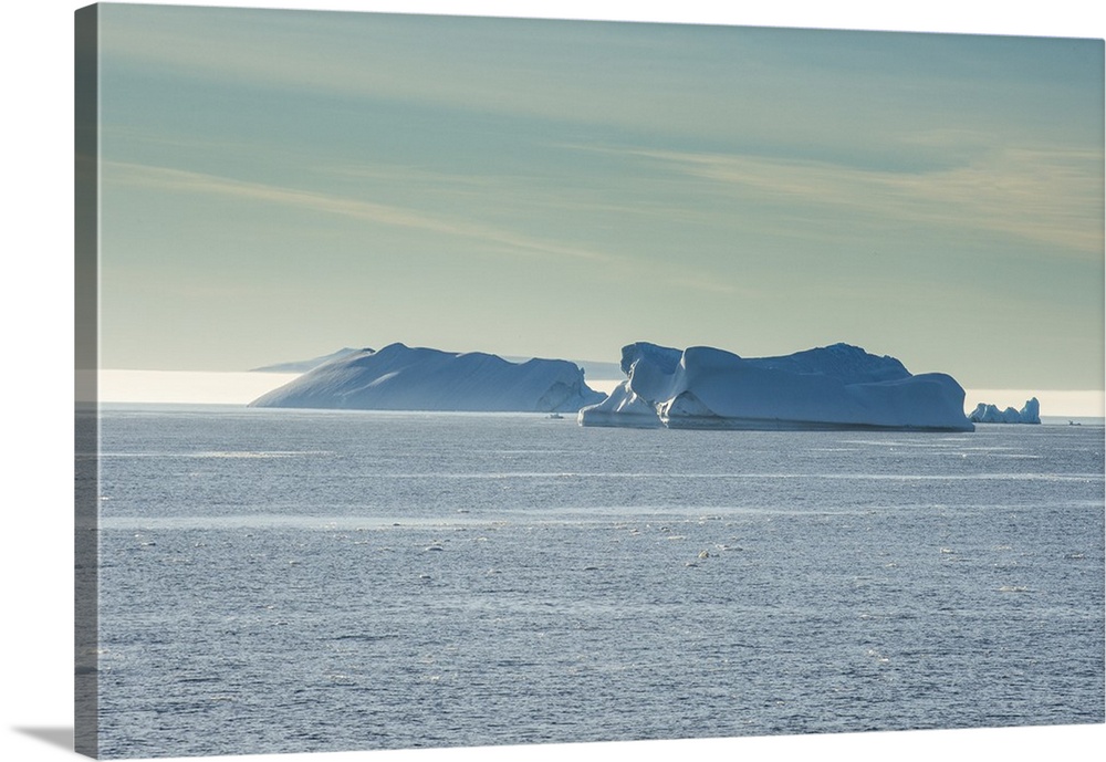 Icebergs floating in Hope Bay, Antarctica, Polar Regions
