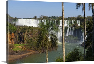Iguazu Falls from Argentinian side, on border of Argentina and Brazil, Argentina